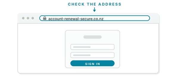 fake login page