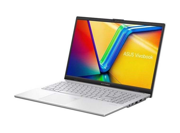 ASUS Vivobook Go 15 laptop in silver